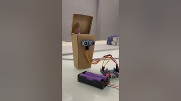 DIY Smart Dustbin using Arduino #roboarmy #ultrasonicsensor #scienceproject