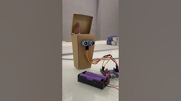 DIY Smart Dustbin using Arduino #roboarmy #ultrasonicsensor #scienceproject