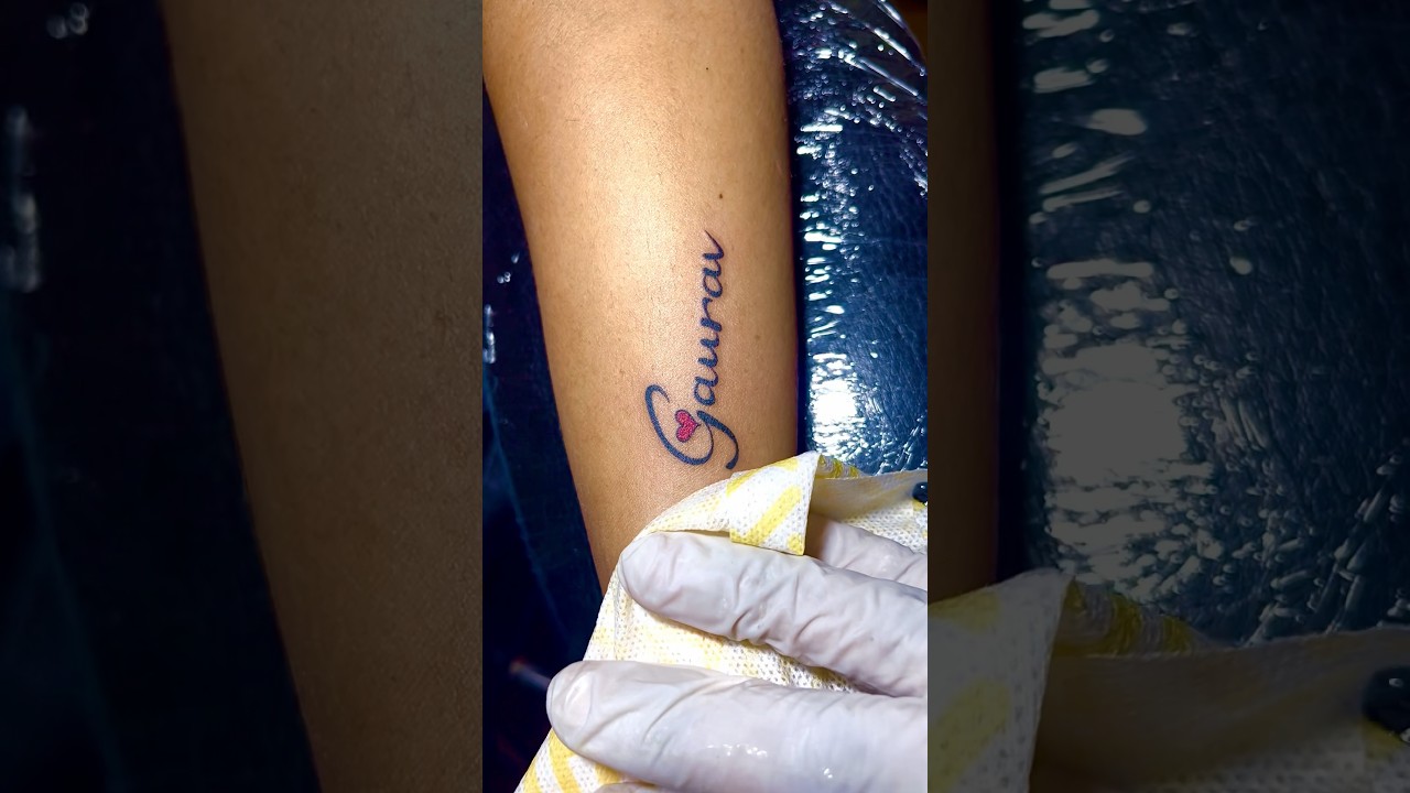 Gaurav Name Tattoo - Coment your name we will upload your name tattoo only for our subscribers ♥️