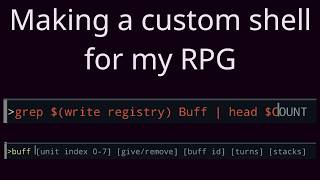 I added a debug console to my RPG