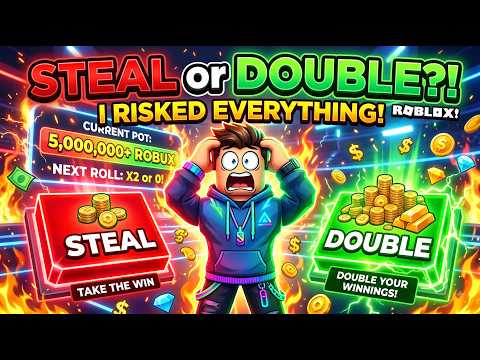 💰 STEAL or DOUBLE?! I Risked EVERYTHING in Roblox! 😱🔥
