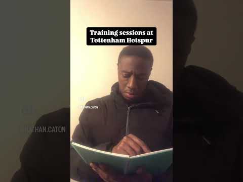 Nathan Caton Sketch: Training at Tottenham Hotspur