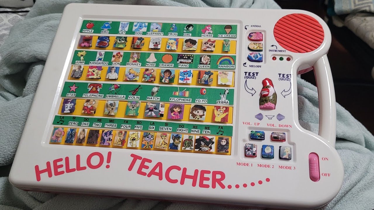 Hello Teacher Alphabet Toy HP-18 (1998) - YouTube