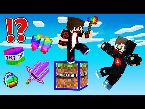 ماين كرافت حاولت أعيش على بلوكة حظ ماين كرافت ولكن صارت كارثة