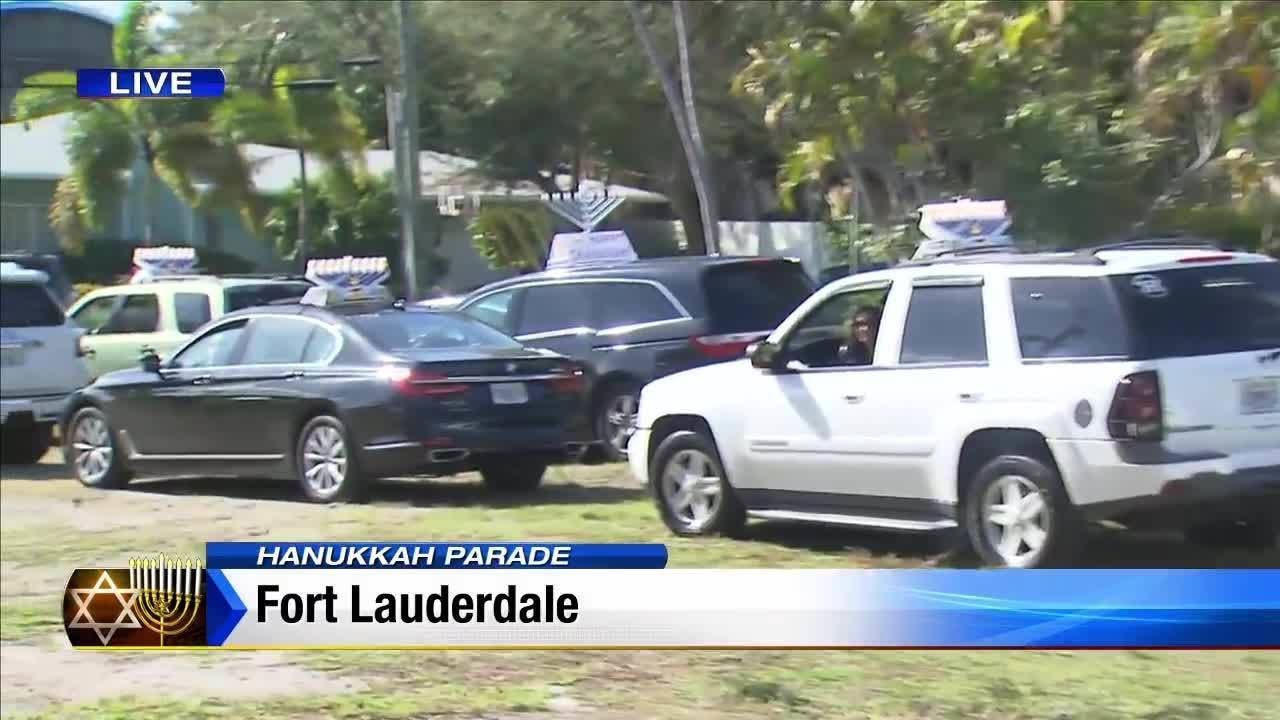 Hanukkah parade rolls through Fort Lauderdale