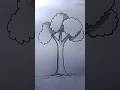 Tree🌲 drawing 🌲Easy 🥰#shots #drawing #pencilportrsit #artandcraft