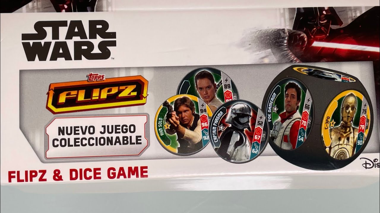 Star Wars Flipz das Würfelspiel Display