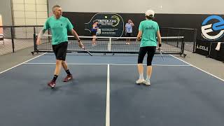 Pickleball Showdown 3.5 50plus opening round match Kelly & Bill Marciniak
