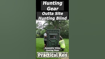 Hunting Blind Assembly - Outta Site 5 Panel Blind - Coming Soon #hunting #deerhunting #gear