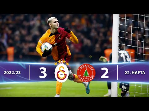 Galatasaray - HangiKredi Ümraniyespor (3-2) Highlights/Özet | Spor Toto Süper Lig - 2022/23