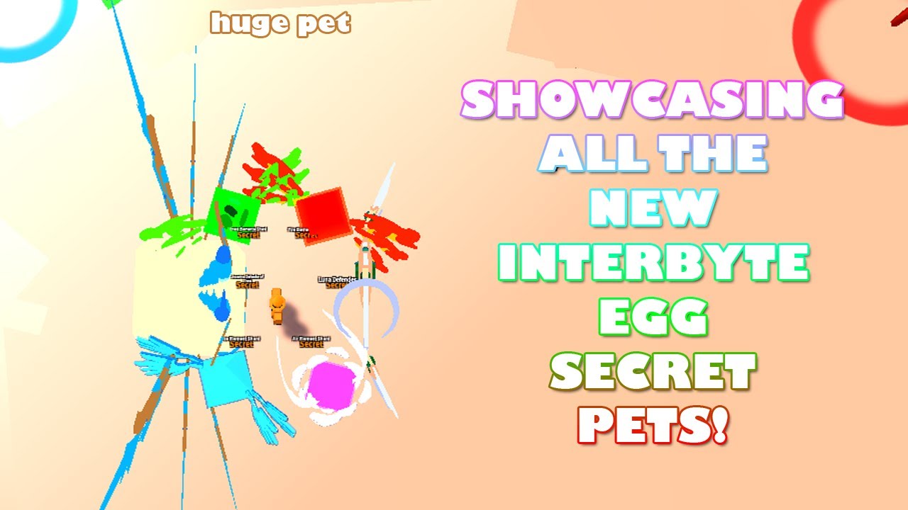 SHOWCASING ALL INTERBYTE EGG SECRETS - Roblox Science Simulator