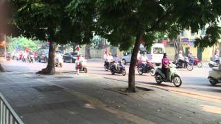 Hanoi Traffic in Vietnam