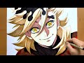 How To Draw Douma From Demon Slayer Kimetsu No Yaiba Step By Step Doma Upper Moon 2 