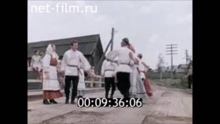 1970г. Русский танец- северная кадриль. с.Дорогорское Мезенский район Архангельская обл