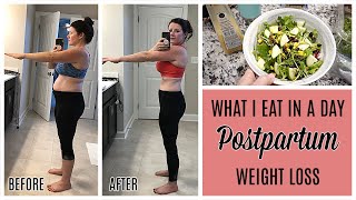 WHAT I EAT IN A DAY | POSTPARTUM WEIGHT LOSS JOURNEY | 5 MONTHS POSTPARTUM