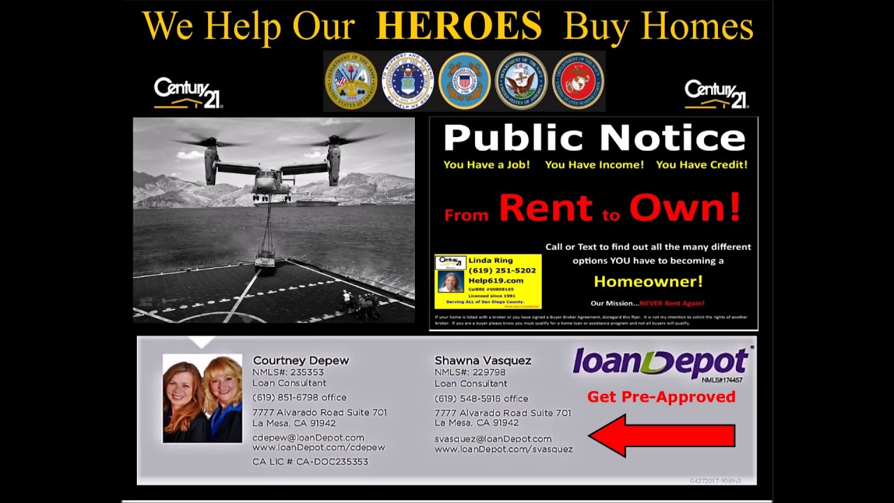 Adjusted! From Rent to Own San Diego! YouTube