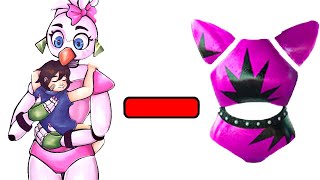 Glamrock Chica Gregory All Clothes Fnaf Animation