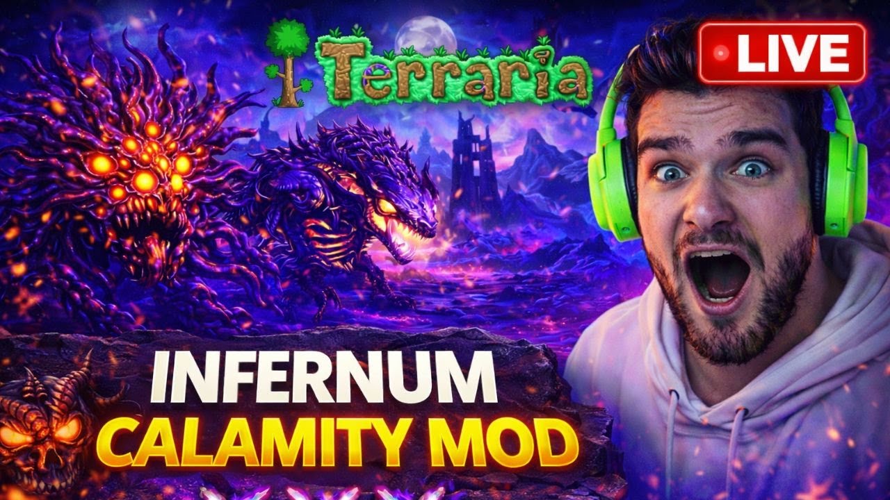 🔴 TERRARIA INFERNUM LIVE | Najteži Calamity Mod IKADA?! - YouTube