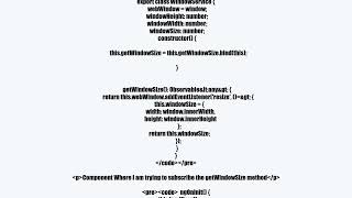 How to Subscribe window.resize from an angular Service?