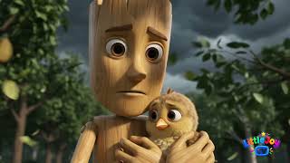 Woody Saves a Lost Baby Bird ❤️ | A Heartwarming 3D Animated Story