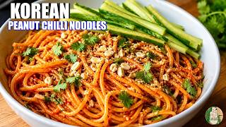 Korean Peanut Chilli noodles 🔥 No Onion No Garlic