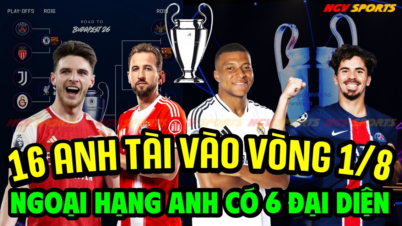 16 ĐỘI MẠNH NHẤT VÀO VÒNG 1/8 C1, BỐC THĂM VÒNG 1/8 CHAMPIONS LEAGUE | NHỮNG KỊCH BẢN CHỜ ĐỢI NHẤT