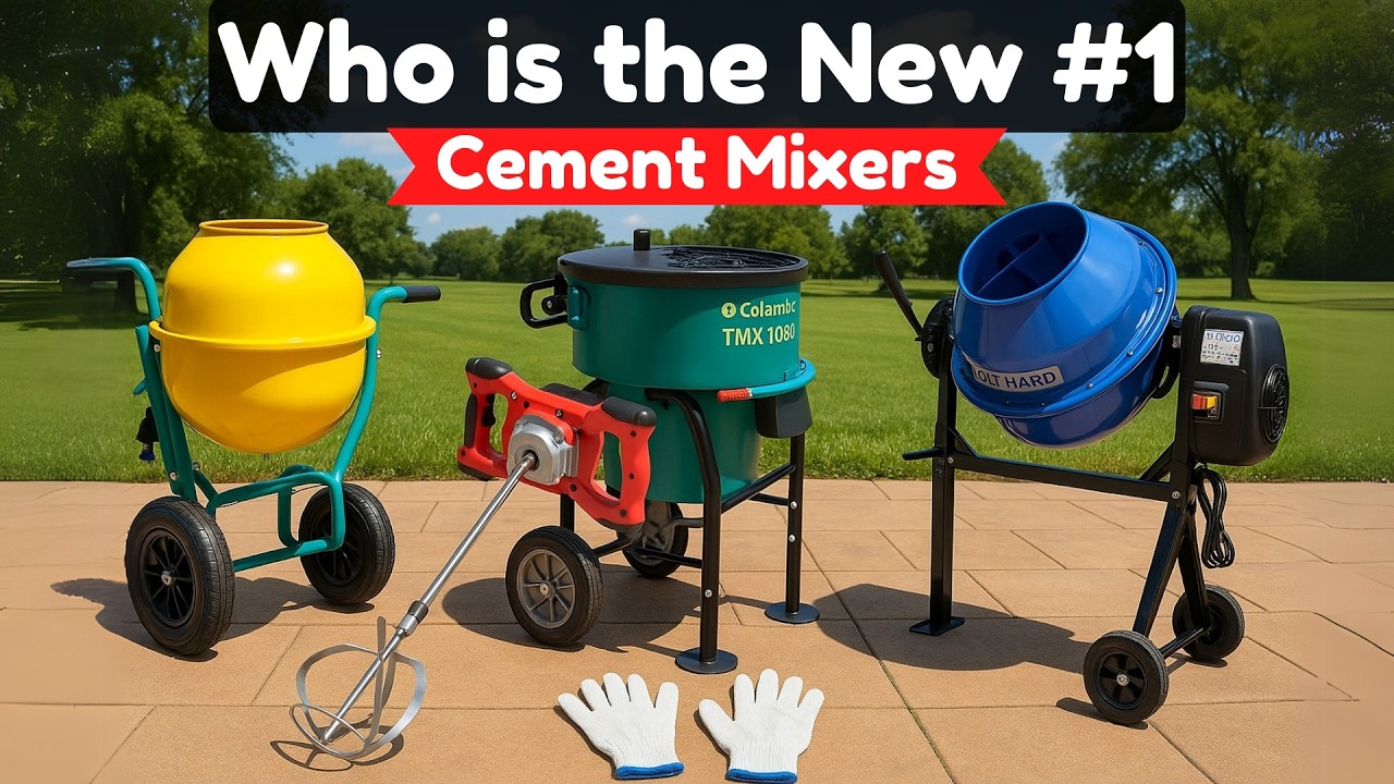 5 Best Cement Mixers 2025 – Trusted by Contractors & DIY Pros!