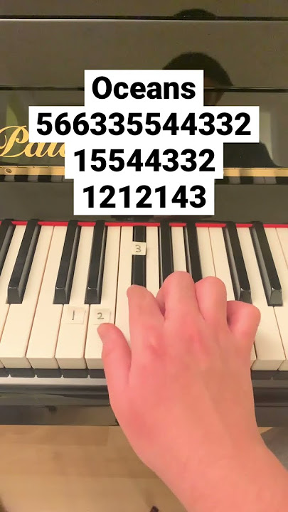 Oceans #piano #pianomusic #pianotutorial #pianocover #pianolessons #oceans #hillsongunited