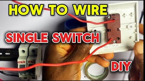 1 gang switch wiring 