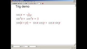 MathTalk™ - Trigonometry Using Speech Recognition