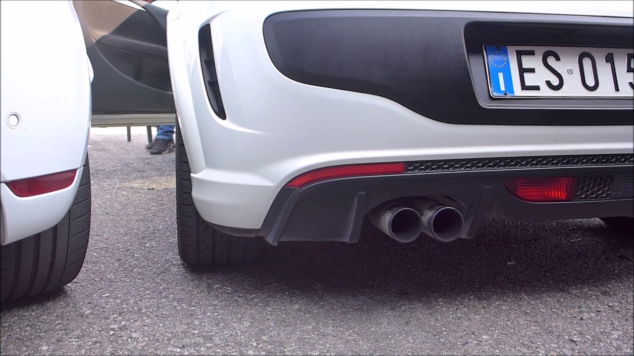 Abarth Punto Evo w/ Ragazzon Exhaust (full straight pipe) SOUND