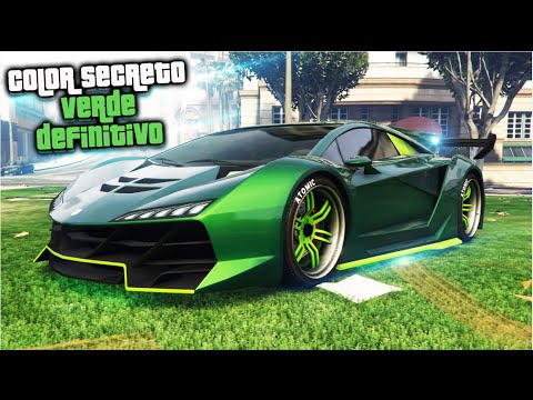 EL VERDE DEFINITIVO - NUEVO COLOR SECRETO | GTA V Online Español - YouTube