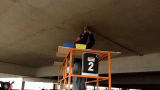 Beacon Endura Garage Luminaire actual Installation