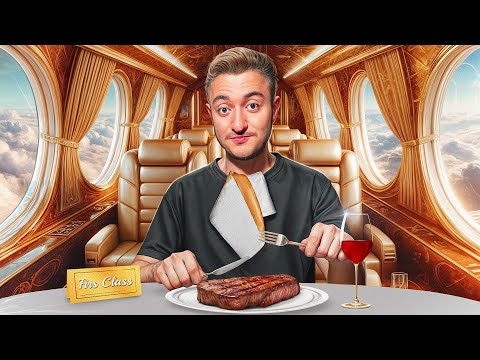 بالاخره سوار هواپیما فرست کلاس شدم واقعی