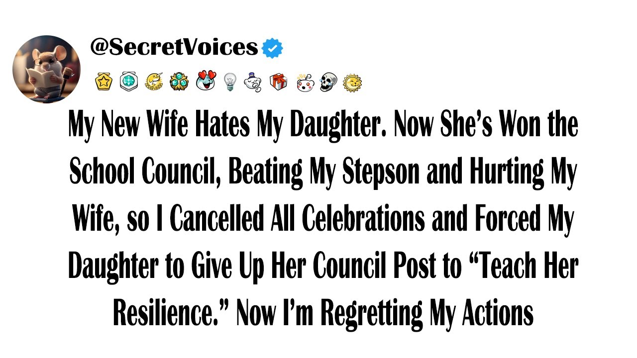 My New Wife Hated My Daughter. Now She’s Won the School Council, Beating My Stepson and Hurting M...