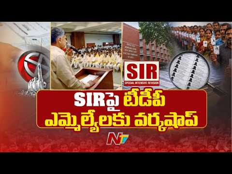 Andhra Pradesh : SIR పై టీడీపీ ఆఫీసులో ఎమ్మెల్యేలకు వర్క్ షాప్.. | NTV Telugu - NTVTELUGU