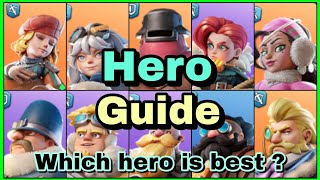 Which hero is best in Whiteout Survival | All basic and advance hero guide | Ultimate tips screenshot 3