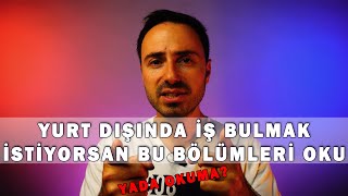 Yurt Dışında İş Garantili Üniversite Leri