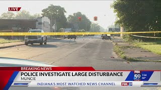 Police investigate disturbance at large gathering in Muncie
