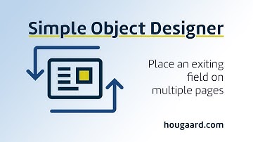 Place an existing field on multiple pages with the Simple Object Designer in Business Central
