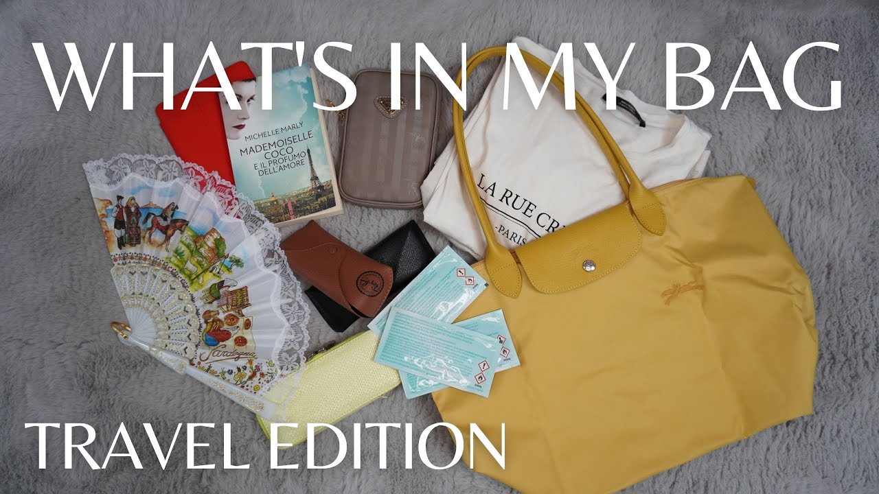 Edizione Viaggio: Cosa ho nella mia borsa Longchamp Le Pliage | Travel Special: What's In My Bag