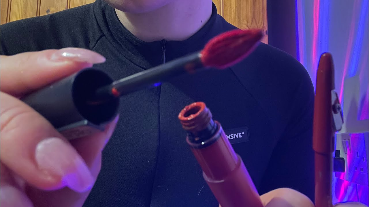 ASMR doing glamorous makeup for a party 🪩no talking & no tapping ...
