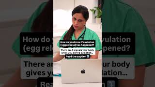 How do you know if ovulation (egg release) has happened?