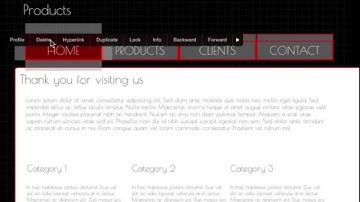How to replace existing website menu with a base template using HTML Egg Pro for iPad