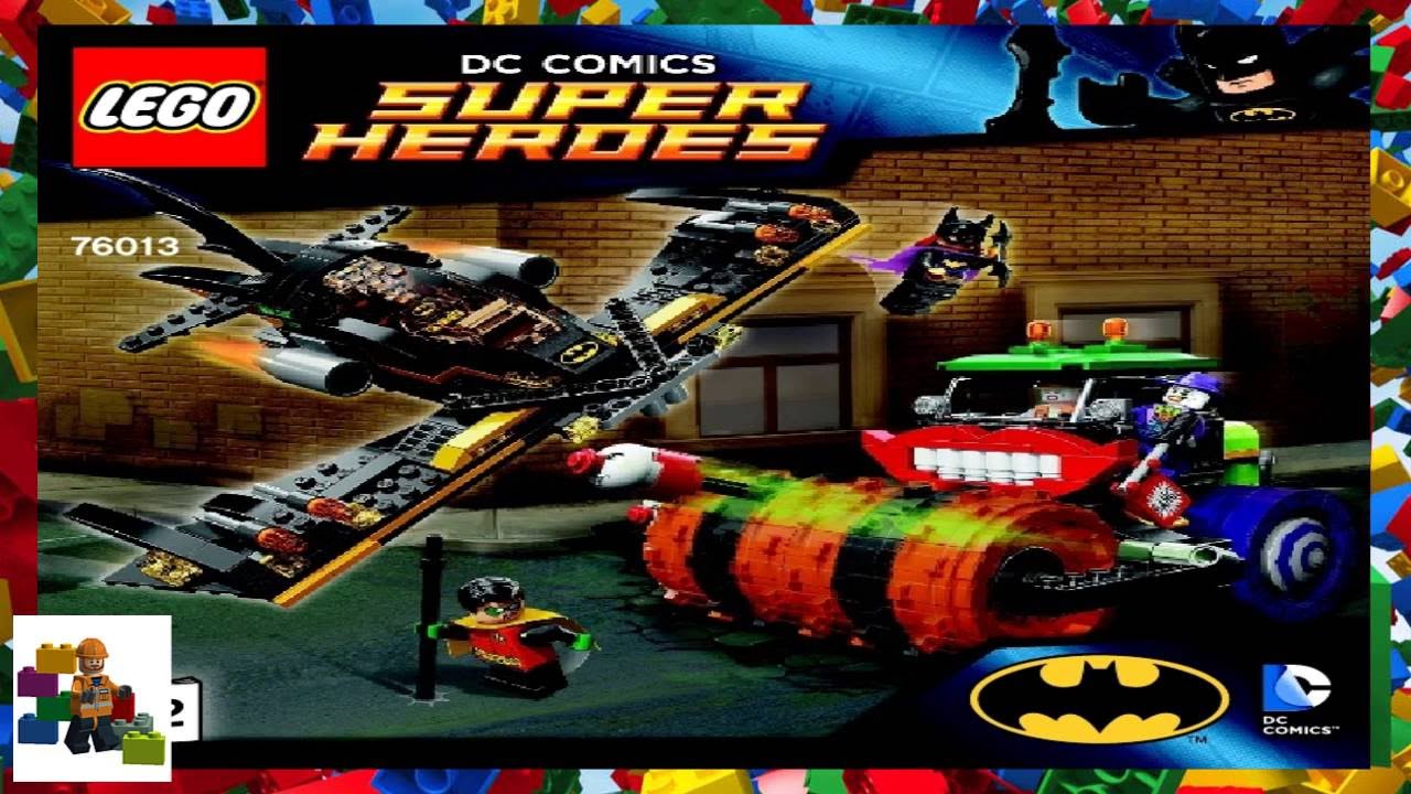 lego joker steamroller instructions