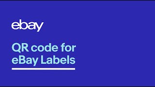 QR Codes for eBay Labels