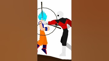 first time 360° fight | goku vs jiren | jiren vs goku #goku #jiren
