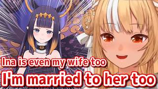 Flare Reveals She's Already Married to Ina【Hololive】