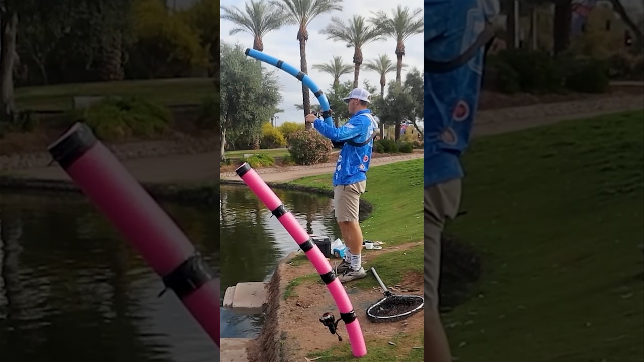 I Caught A Bass On A Pool Noodle