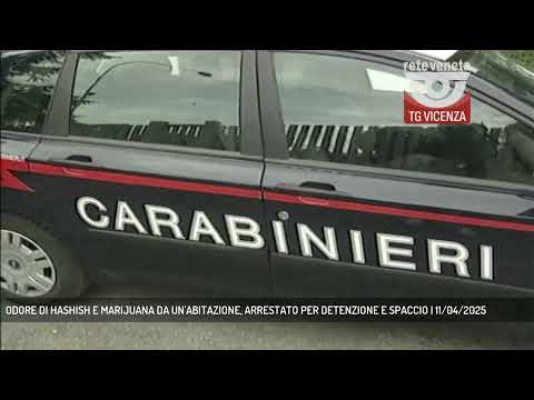 ODORE DI HASHISH E MARIJUANA DA UN'ABITAZIONE, ARRESTATO PER DETENZIONE E SPACCIO | 11/04/2025